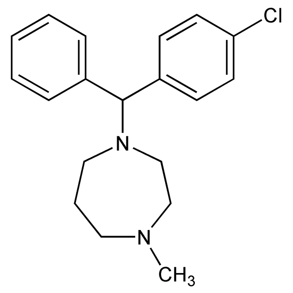 Graphical representation of Homochlorcyclizine