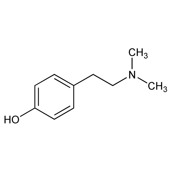 Graphical representation of Hordenine