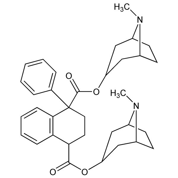 Graphical representation of Belladonnine