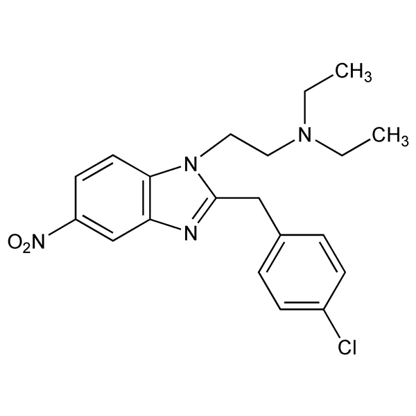 Graphical representation of Clonitazene