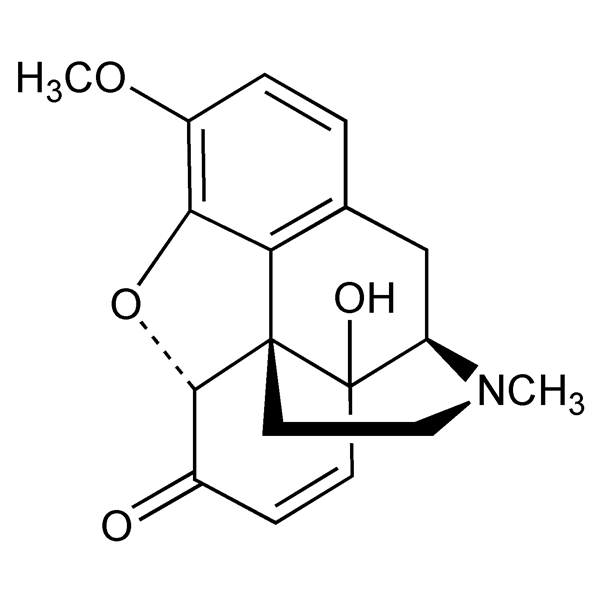 Graphical representation of Hydroxycodeinone