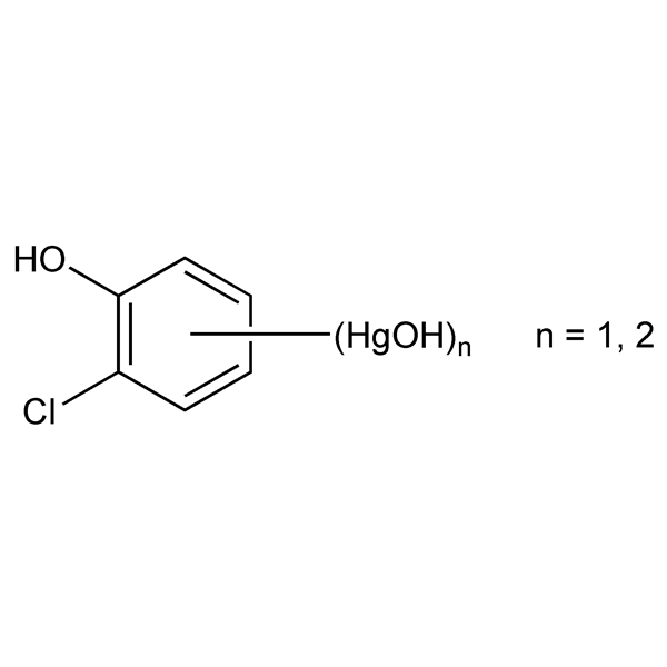 Graphical representation of Hydroxymercurichlorophenols