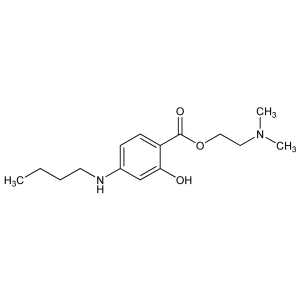 Graphical representation of Hydroxytetracaine