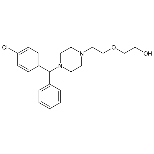 Graphical representation of Hydroxyzine