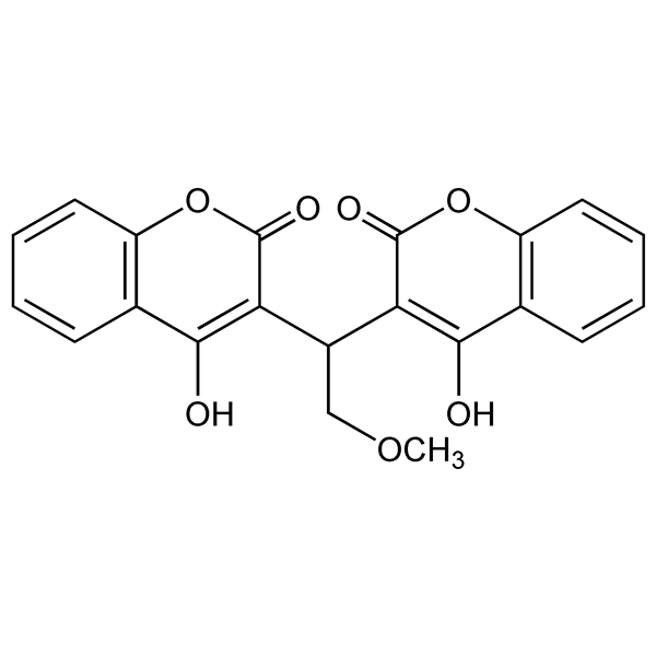 Graphical representation of Coumetarol