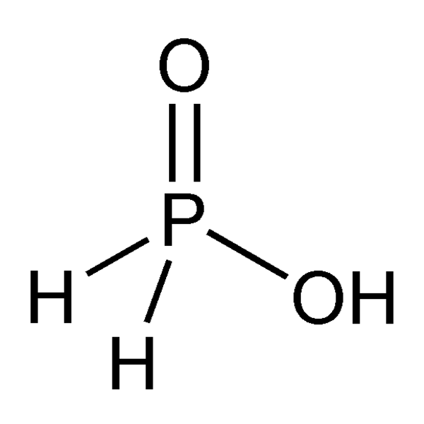 Graphical representation of Hypophosphorous Acid