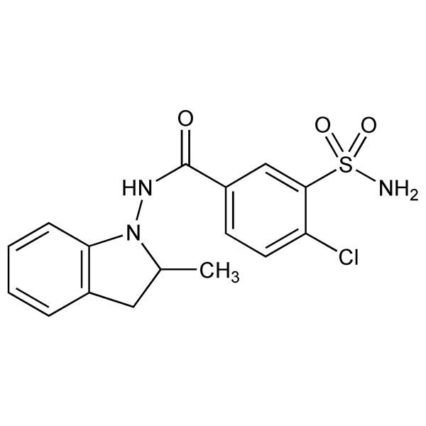 Graphical representation of Indapamide