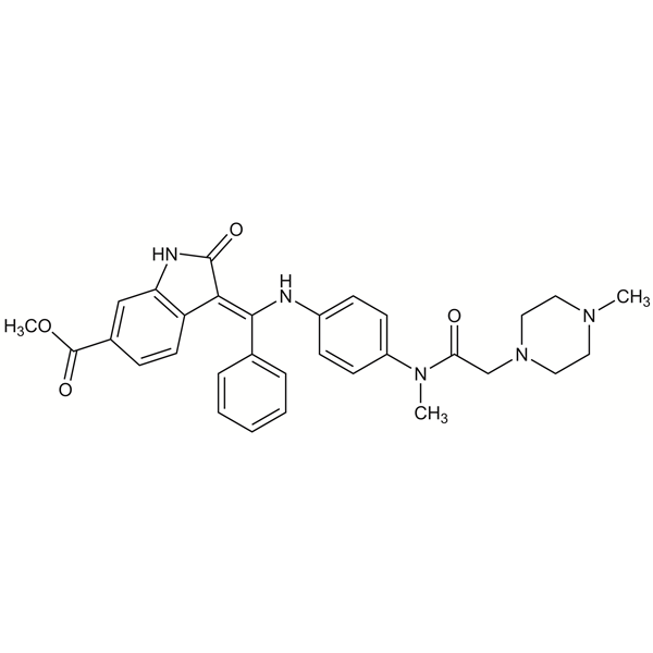 Graphical representation of Nintedanib