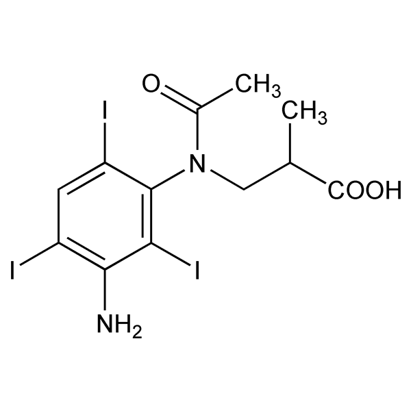 Graphical representation of Iocetamic Acid