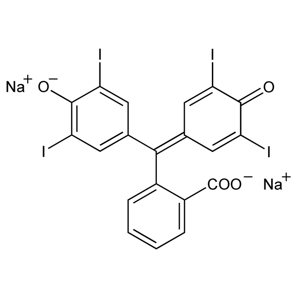 Graphical representation of Iodophthalein Sodium