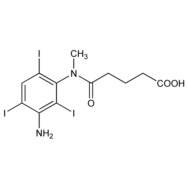 Graphical representation of Iomeglamic Acid