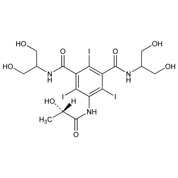 Graphical representation of Iopamidol