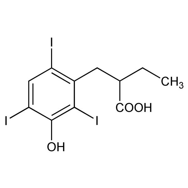 Graphical representation of Iophenoxic Acid