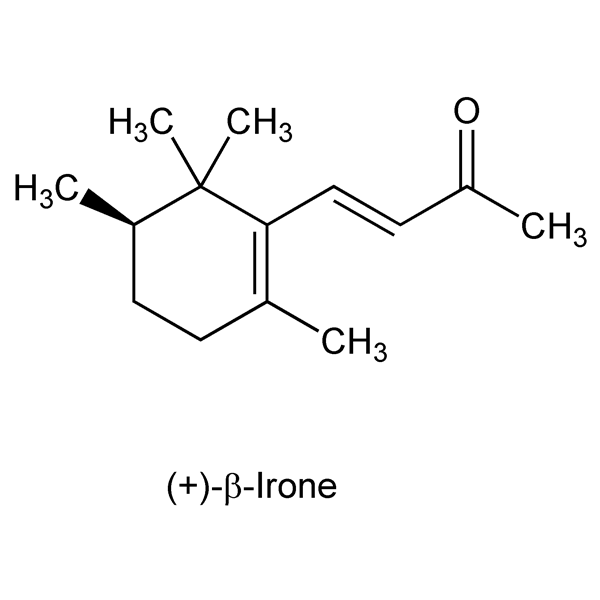 Graphical representation of β-Irone