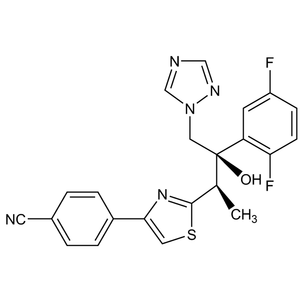 Graphical representation of Isavuconazole