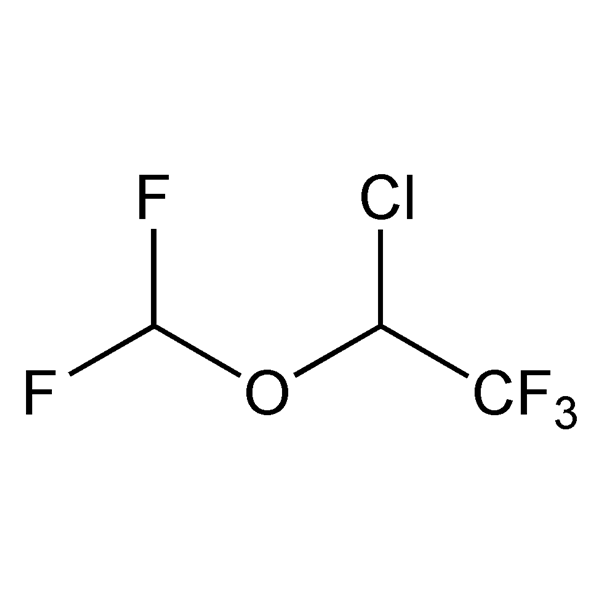 Graphical representation of Isoflurane