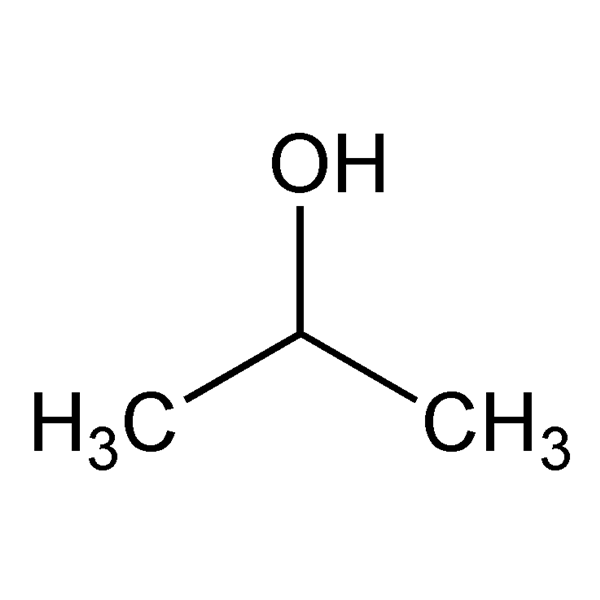 Graphical representation of Isopropyl Alcohol