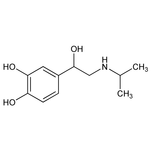 Graphical representation of Isoproterenol