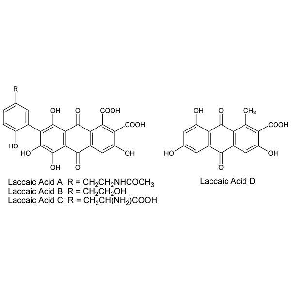 Graphical representation of Laccaic Acid