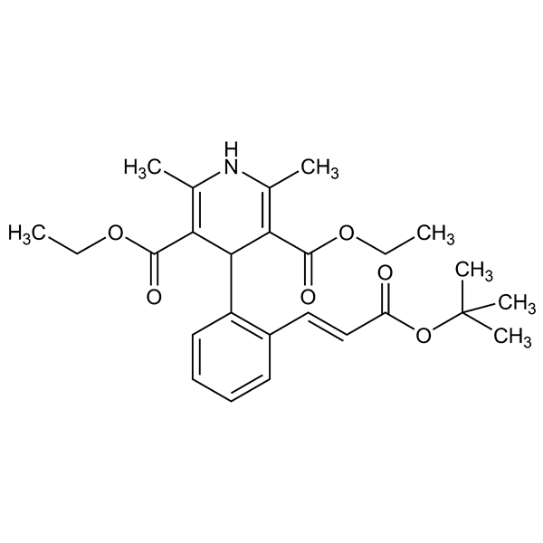 Graphical representation of Lacidipine