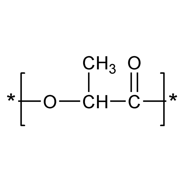 Graphical representation of Lactic Acid Homopolymer