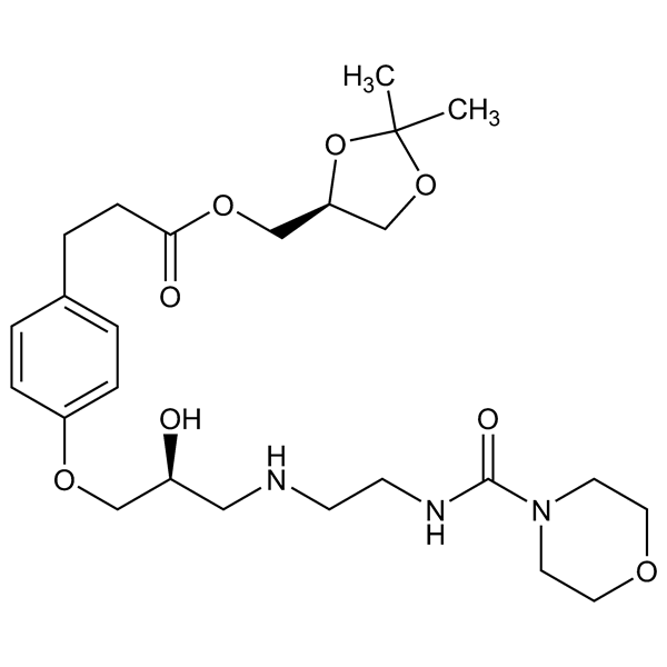 Graphical representation of Landiolol