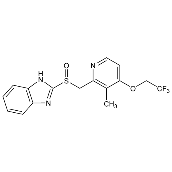 Graphical representation of Lansoprazole