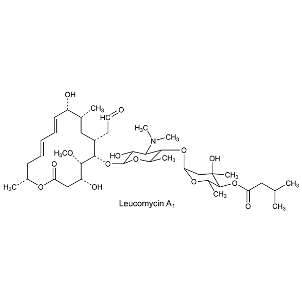 Graphical representation of Leucomycin