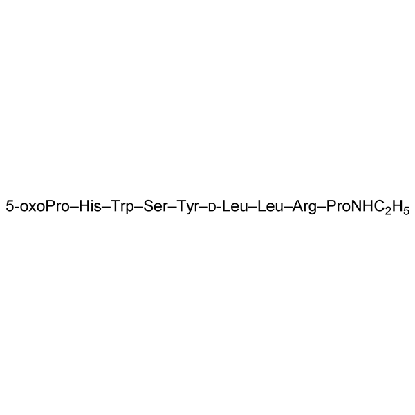 Graphical representation of Leuprolide