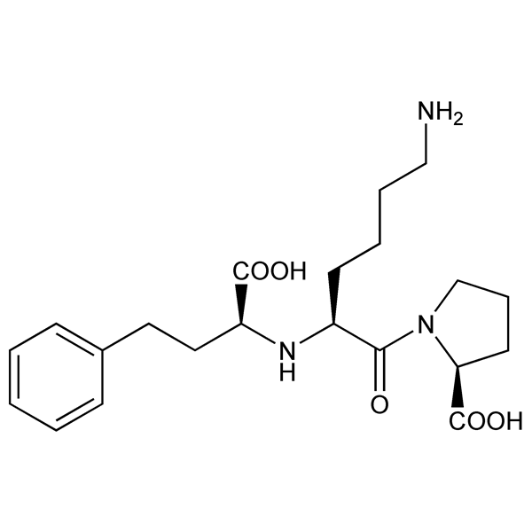 Graphical representation of Lisinopril