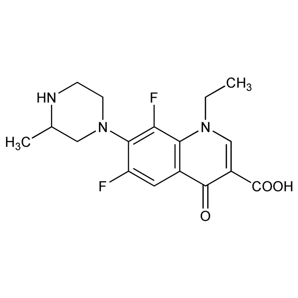 Graphical representation of Lomefloxacin