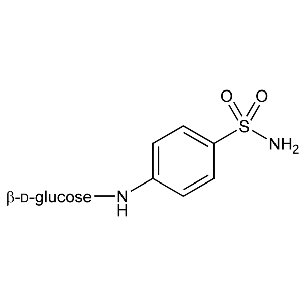 Graphical representation of N4-β-D-Glucosylsulfanilamide