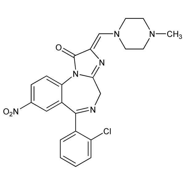 Graphical representation of Loprazolam