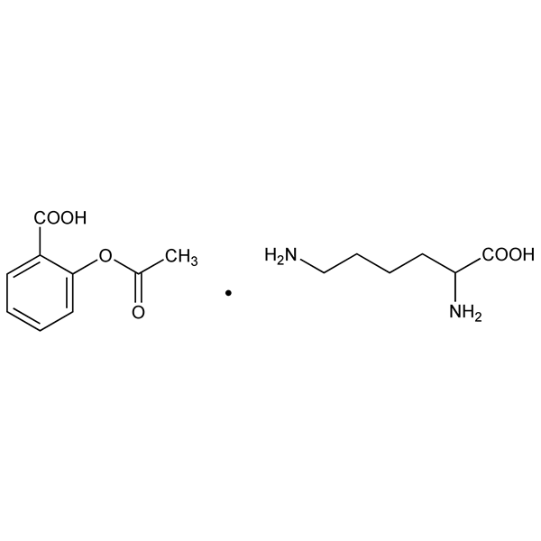 Graphical representation of Lysine Acetylsalicylate