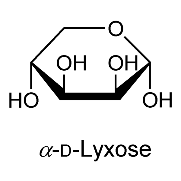 Graphical representation of D-Lyxose