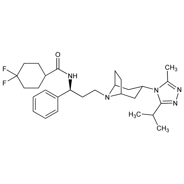 Graphical representation of Maraviroc