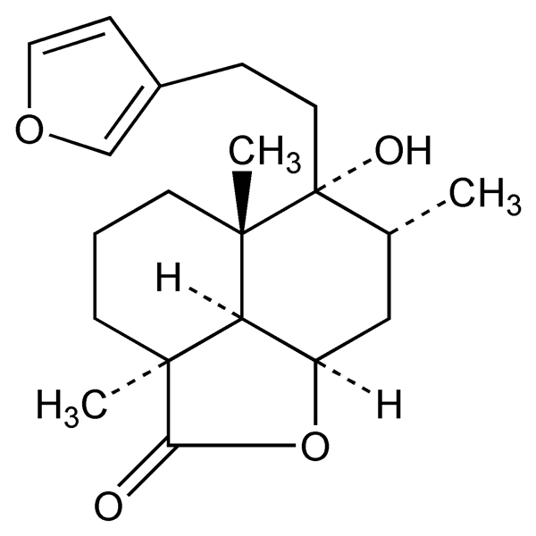 Graphical representation of Marrubiin