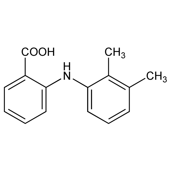 Graphical representation of Mefenamic Acid