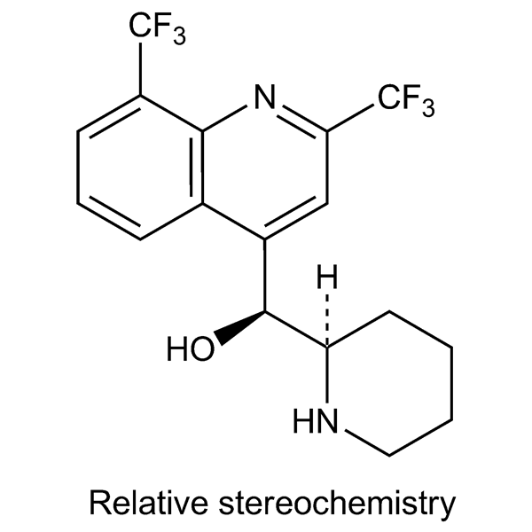 Graphical representation of Mefloquine