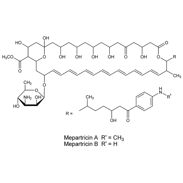 Graphical representation of Mepartricin