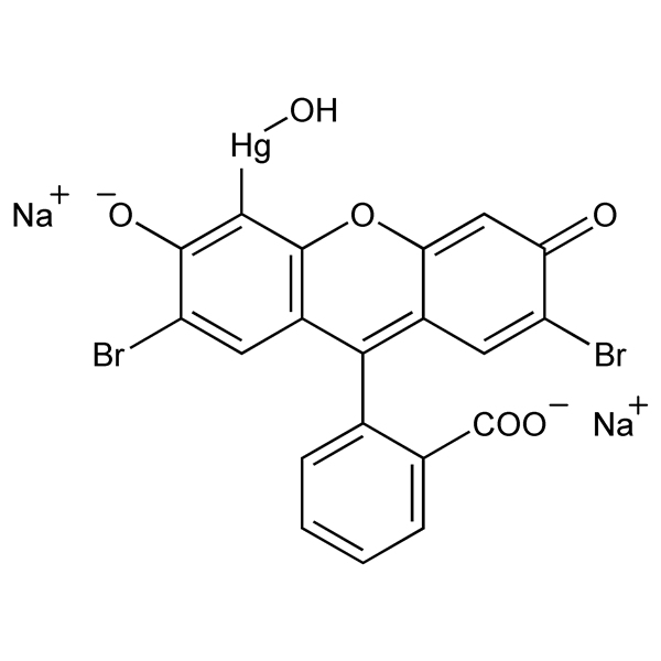 Graphical representation of Merbromin