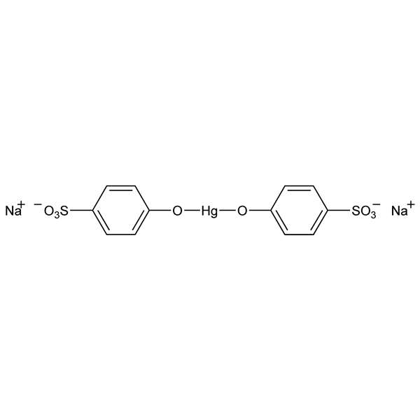 Graphical representation of Mercuric Sodium p-Phenolsulfonate