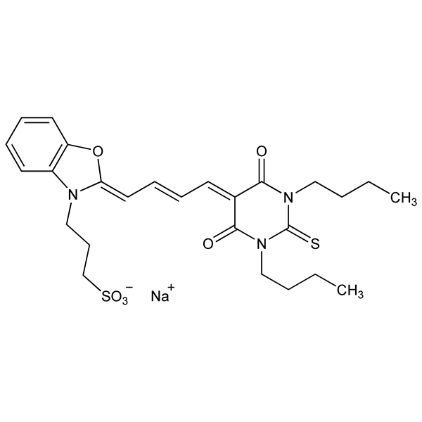 Graphical representation of Merocyanine 540