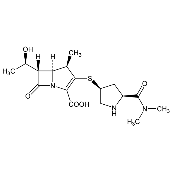 Graphical representation of Meropenem