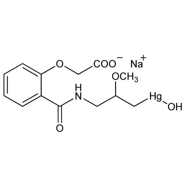 Graphical representation of Mersalyl