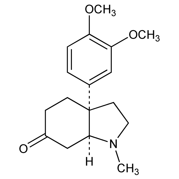 Graphical representation of Mesembrine