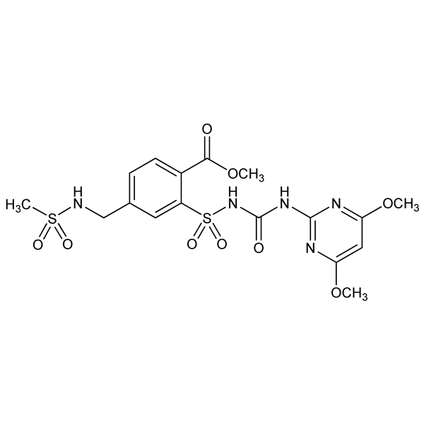 Graphical representation of Mesosulfuron-methyl