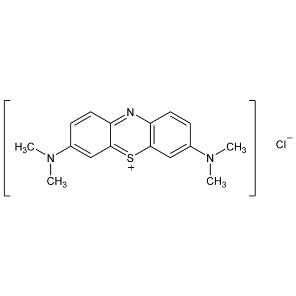 Graphical representation of Methylene Blue