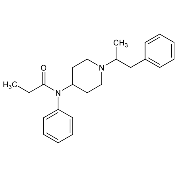 Graphical representation of α-Methylfentanyl