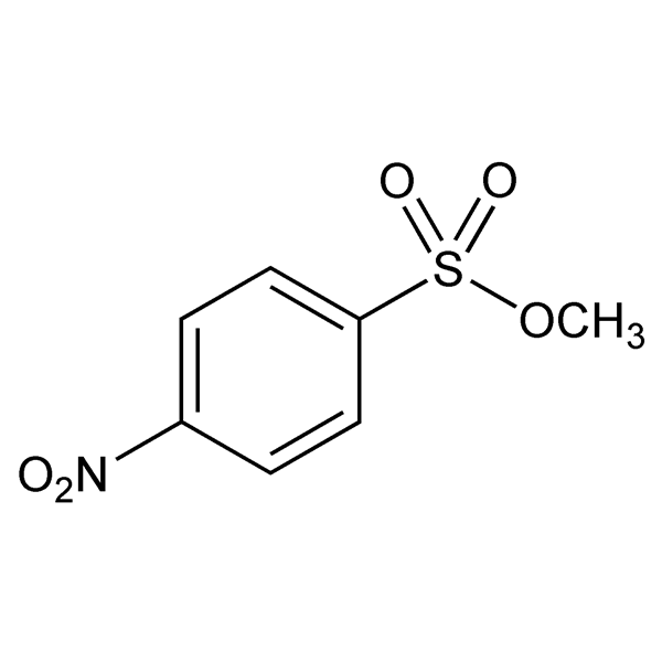 Graphical representation of Methyl p-Nitrobenzenesulfonate